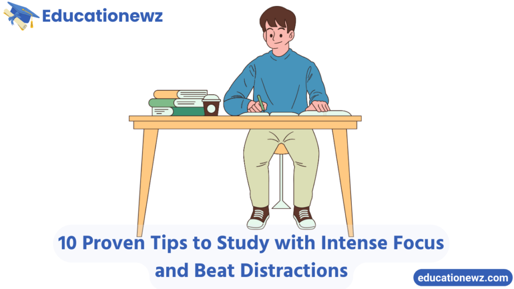 10 Proven Tips to Study with Intense Focus and Beat Distractions