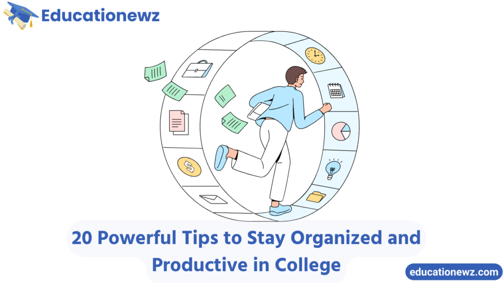 20 Powerful Tips to Stay Organized and Productive in College