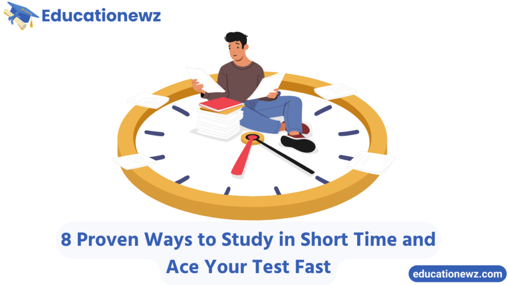 8 Proven Ways to Study in Short Time and Ace Your Test Fast